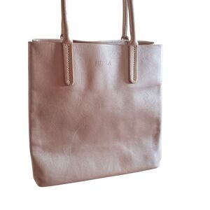 Furla Tan Leather Tote Bag